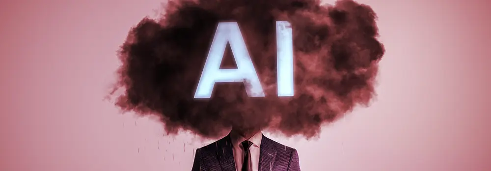 image of AI black cloud danger